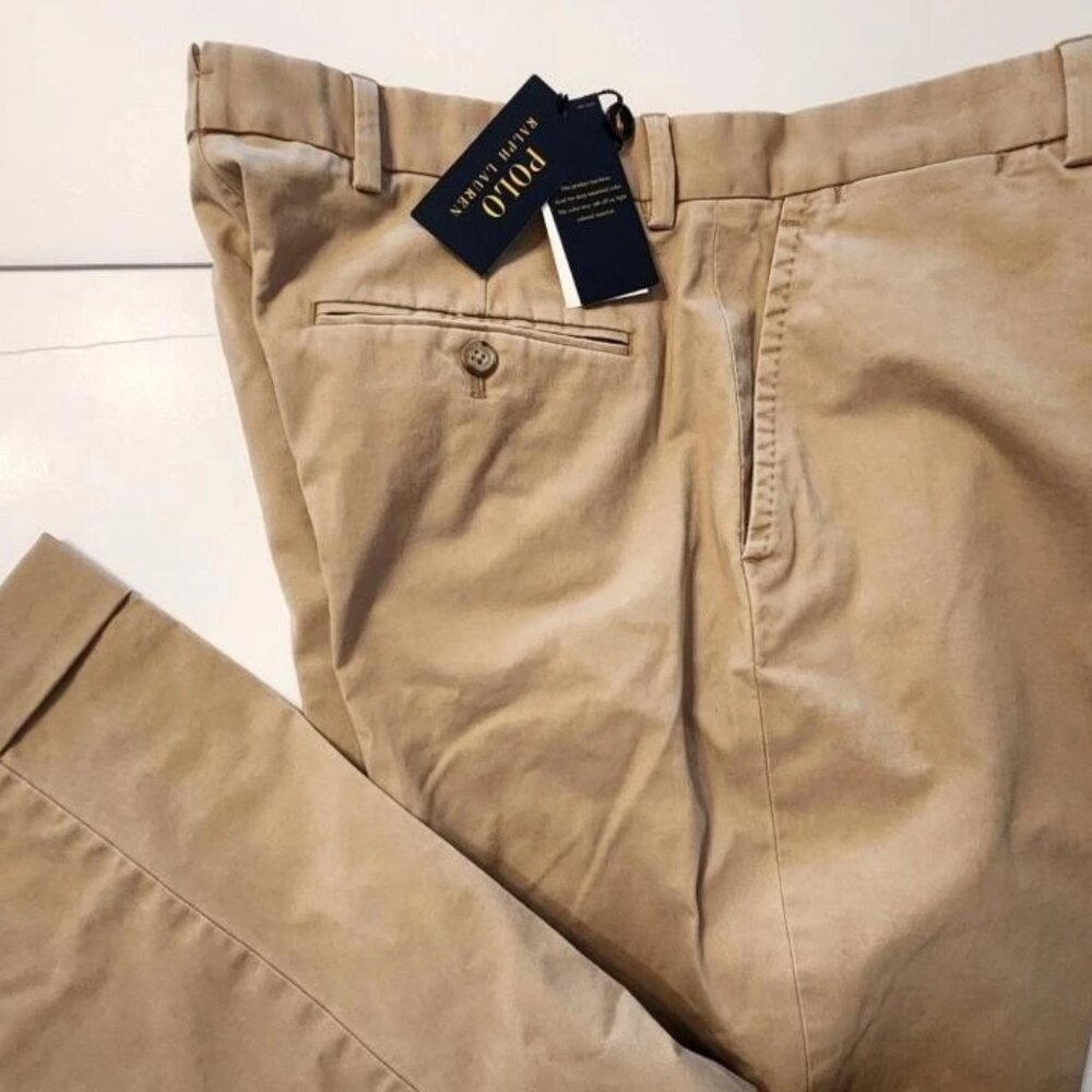 Polo Ralph Lauren Men’s Classics 4 Boating Khaki Pants – 40T x 36 **NWT**